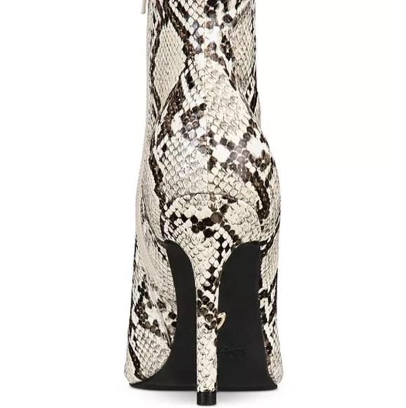 Thalia Sodi Women's Natural Snake Ankle Booties - Picture 3 of 6